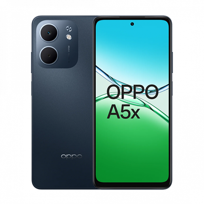 Oppo A5x 4G Dual Sim 4GB RAM 128GB - Black Blue, Image 1