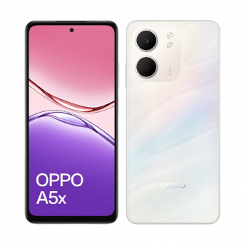 Oppo A5x 4G Dual Sim 4GB RAM 128GB - Laser White, Image 1