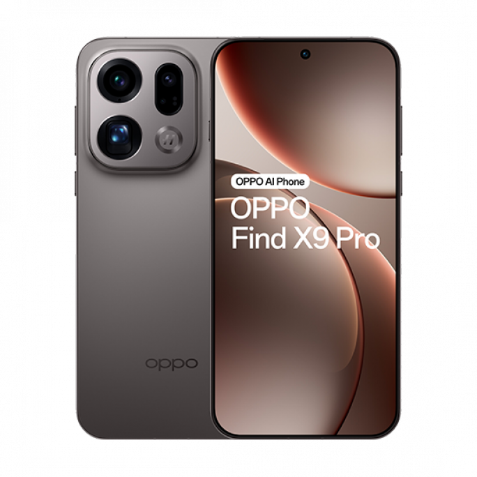 Oppo Find X9 Pro 5G Dual Sim 16GB RAM 512GB - Titanium Charcoal, Image 1