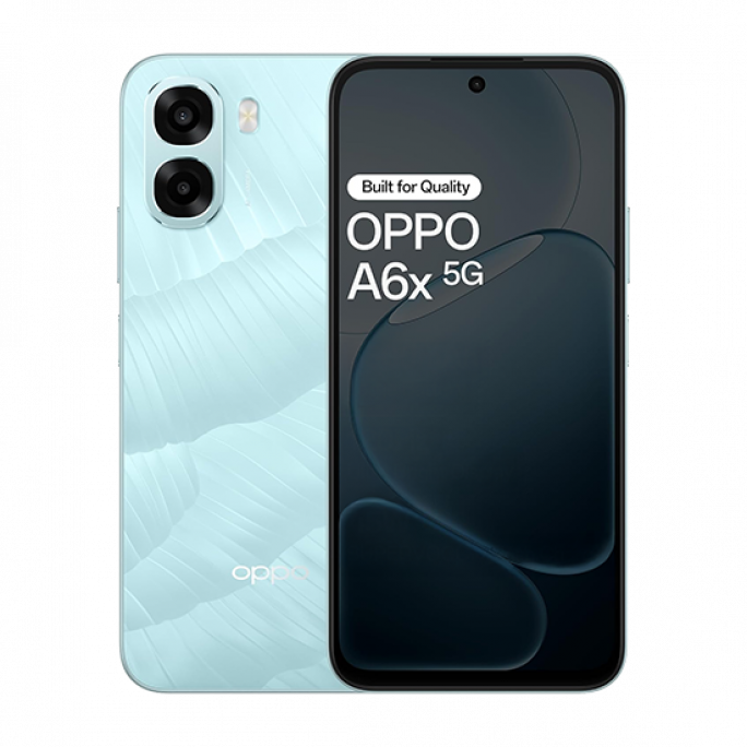 Oppo A6x 4G Dual Sim 4GB RAM 128GB - Ice Blue, Afbeelding 1