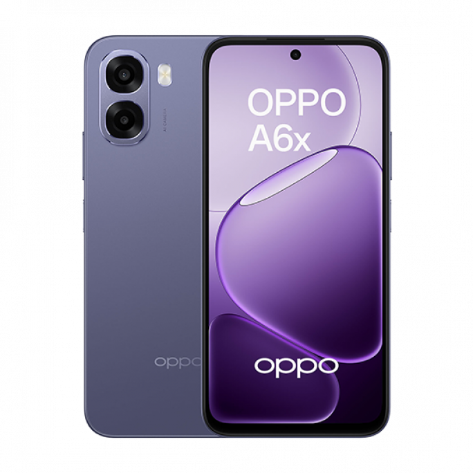 Oppo A6x 4G Dual Sim 4GB RAM 128GB - Black Purple, Image 1