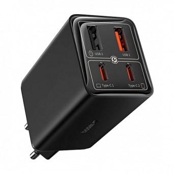 Baseus 65W Pro Fast Charger GaN6 - Black, Image 1