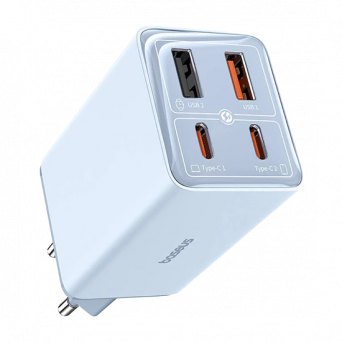 Baseus 65W Pro Fast Charger GaN6 - Blue, Image 1