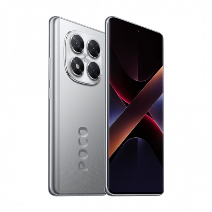 Xiaomi Poco X7 5G Dual Sim 12GB RAM 512GB - Silver, Image 1