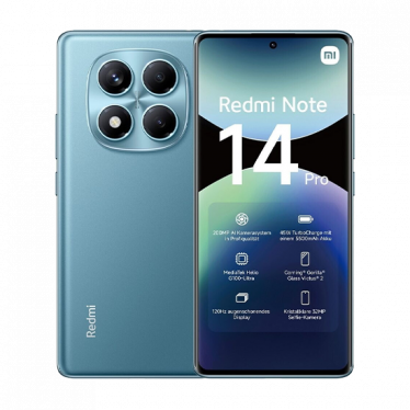 Xiaomi Redmi Note 14 Pro 4G Dual Sim 12GB RAM 512GB - Ocean Blue