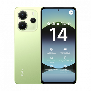 Xiaomi Redmi Note 14 4G Dual Sim 6GB RAM 128GB - Lime Green