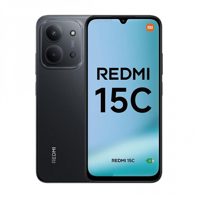 Xiaomi Redmi 15C 4G Dual Sim 4GB RAM 128GB - Midnight Black, Image 1
