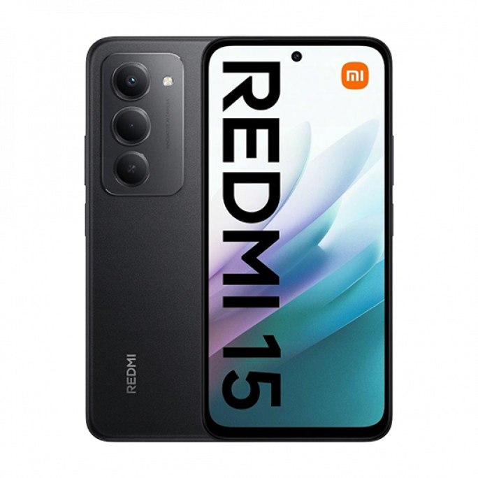 Xiaomi Redmi 15 4G Dual Sim 6GB RAM 128GB - Midnight Black, Afbeelding 1