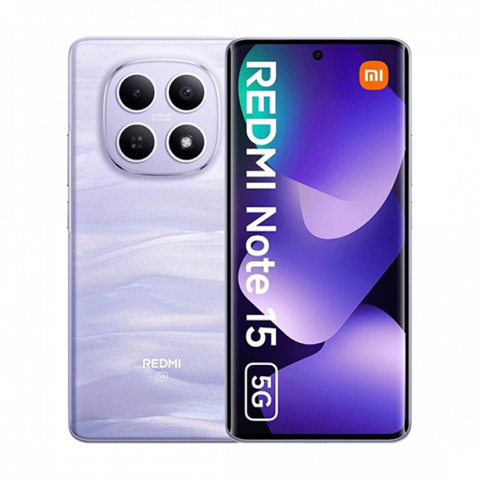 Xiaomi Redmi Note 15 5G Dual Sim 8GB RAM 256GB - Purple, Afbeelding 1