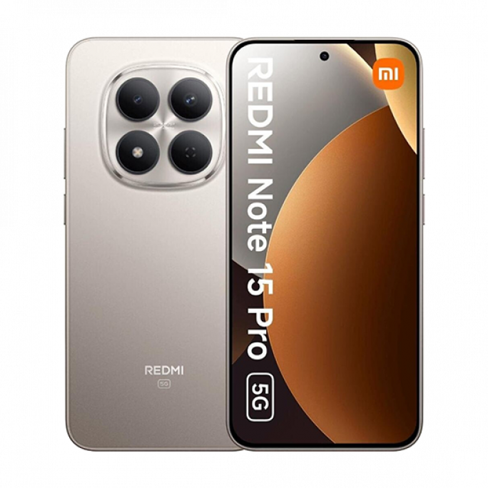 Xiaomi Redmi Note 15 Pro 5G Dual Sim 12GB RAM 512GB - Titanium, Afbeelding 1