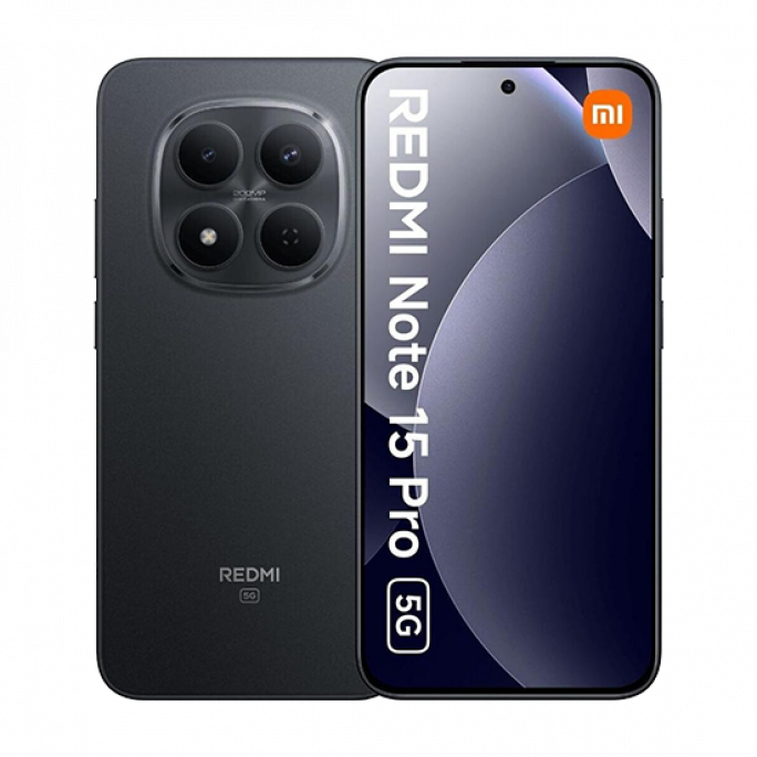 Xiaomi Redmi Note 15 Pro 5G Dual Sim 12GB RAM 512GB - Black, Afbeelding 1