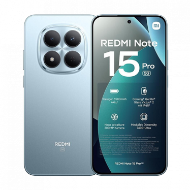 Xiaomi Redmi Note 15 Pro 5G Dual Sim 8GB RAM 512GB - Blue