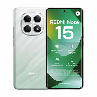 Xiaomi Redmi Note 15 4G Dual Sim 6GB RAM 128GB - Green