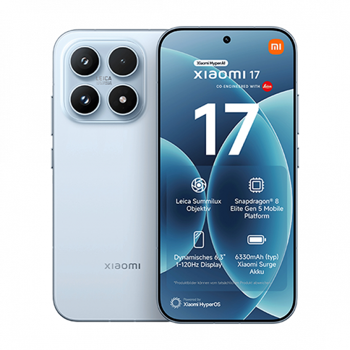 Xiaomi 17 5G Dual Sim 12GB RAM 512GB - Blue, Afbeelding 1