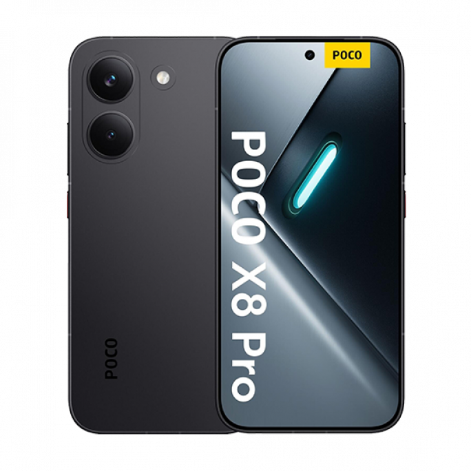 Xiaomi Poco X8 Pro 5G Dual Sim 12GB RAM 512GB - Black, Afbeelding 1