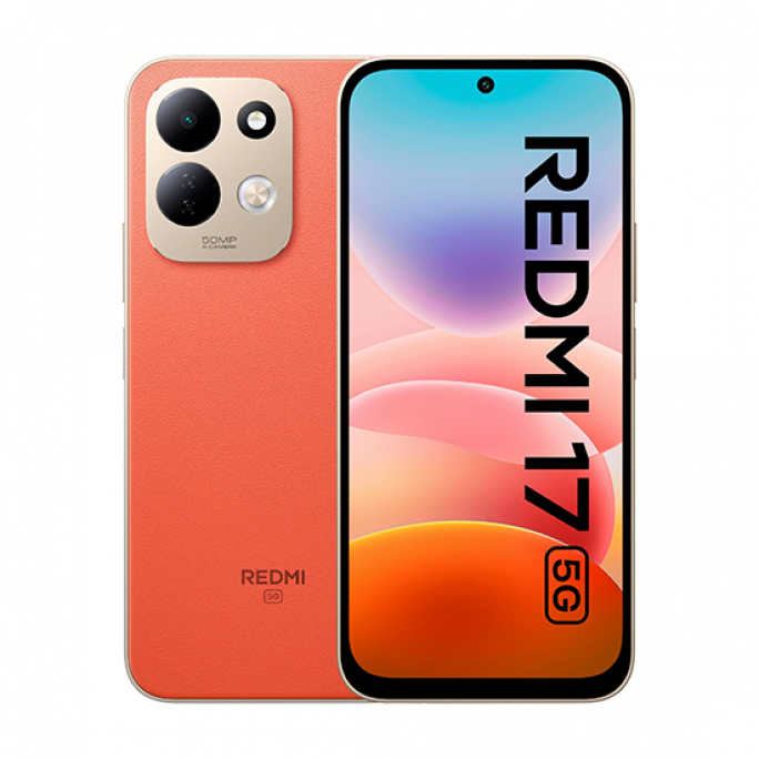 Xiaomi Redmi 17 5G Dual Sim 4GB RAM 128GB - Orange, Afbeelding 1