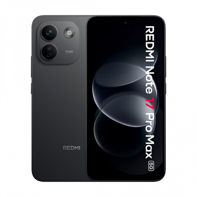 Xiaomi Redmi Note 17 Pro Max 5G 8GB RAM 512GB - Black, Afbeelding 1