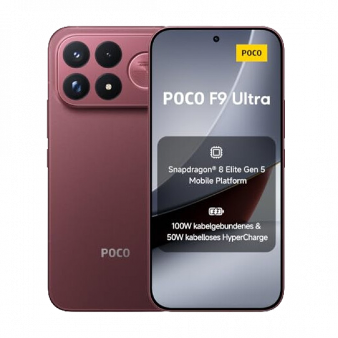 Xiaomi Poco F9 Ultra 5G Dual Sim 12GB RAM 256GB - Red, Afbeelding 1