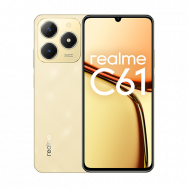 Realme C61 Dual Sim 6GB RAM 256GB - Sparkle Gold