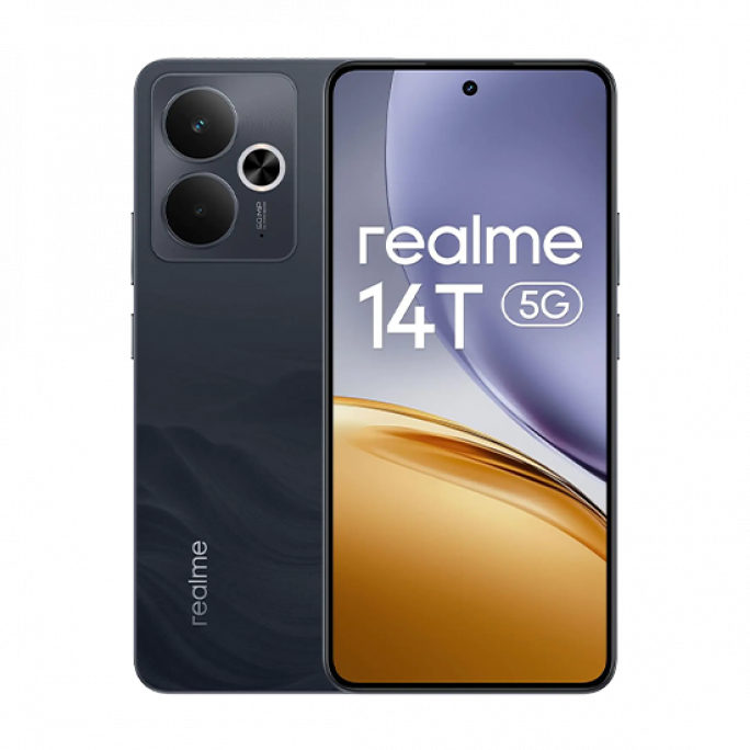 Realme 14T 5G Dual Sim 8GB RAM 256GB - Obsidian Black, Afbeelding 1