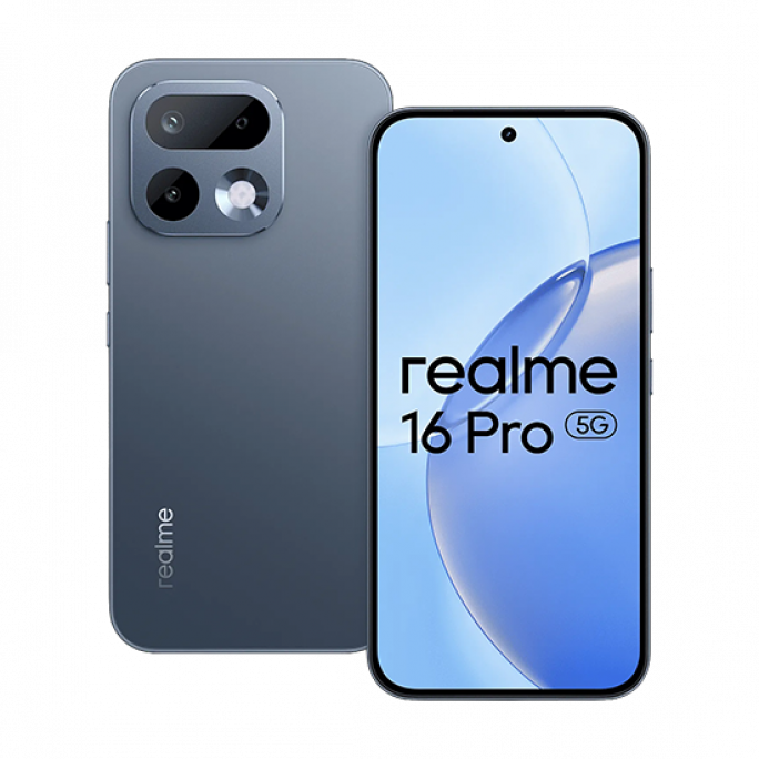 Realme 16 Pro 5G Dual Sim 8GB RAM 256GB - Pebble Grey, Image 1