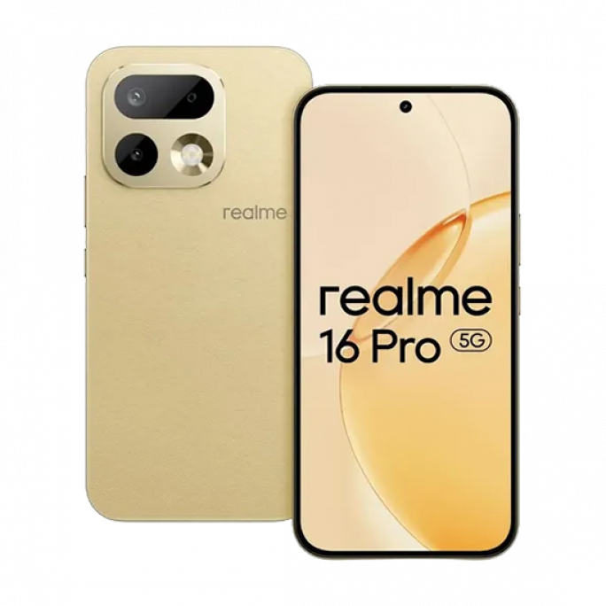 Realme 16 Pro 5G Dual Sim 8GB RAM 256GB - Master Gold, Afbeelding 1