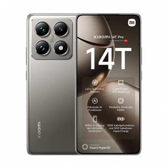 Xiaomi 14T Pro 5G Dual Sim 12GB RAM 512GB - Grey, Image 1