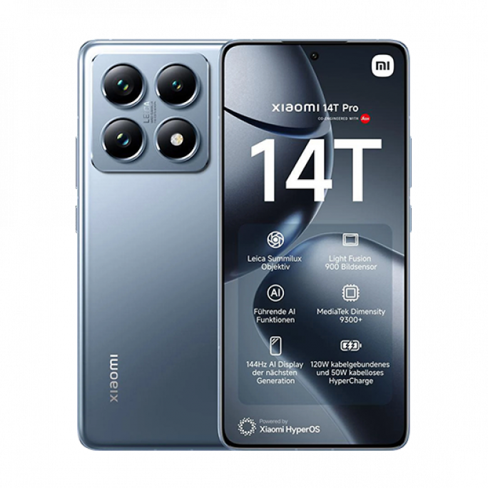 Xiaomi 14T Pro 5G Dual Sim 12GB RAM 512GB - Blue, Image 1