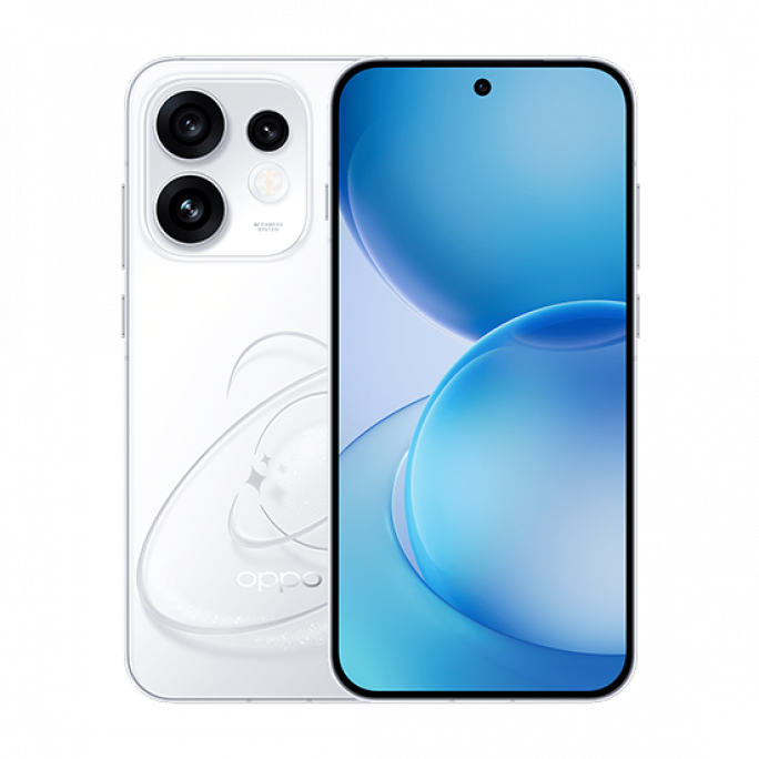 Oppo Reno16 5G Dual Sim 8GB RAM 512GB - White, Afbeelding 1