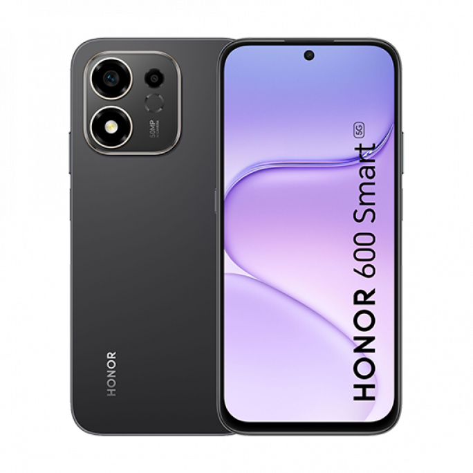 Honor 600 Smart 5G Dual Sim 4GB RAM 128GB - Black, Afbeelding 1