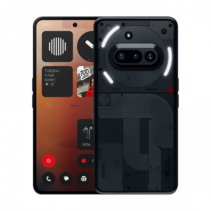 Nothing Phone 3a 5G Dual Sim 8GB RAM 128GB - Black, Image 1