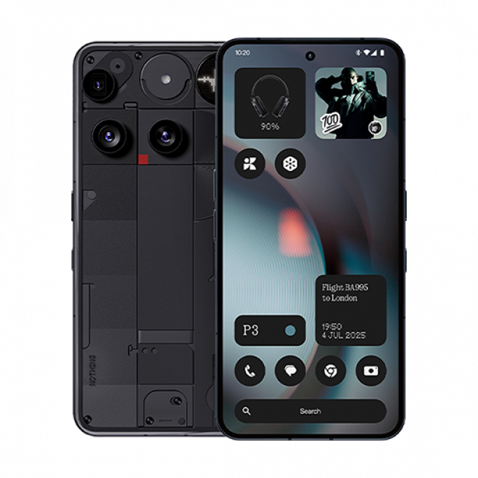 Nothing Phone 3 5G Dual Sim 12GB RAM 256GB - Black, Image 1