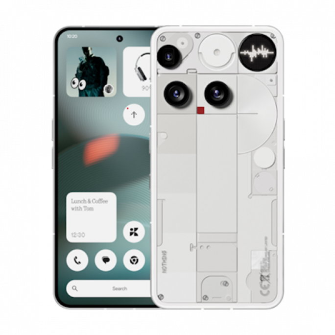 Nothing Phone 3 5G Dual Sim 12GB RAM 256GB - White, Image 1