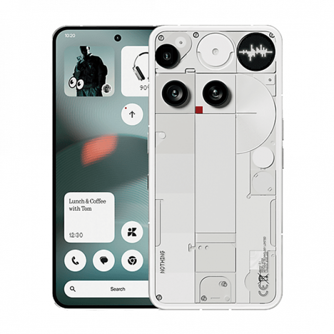 Nothing Phone 3 5G Dual Sim 16GB RAM 512GB - White, Image 1