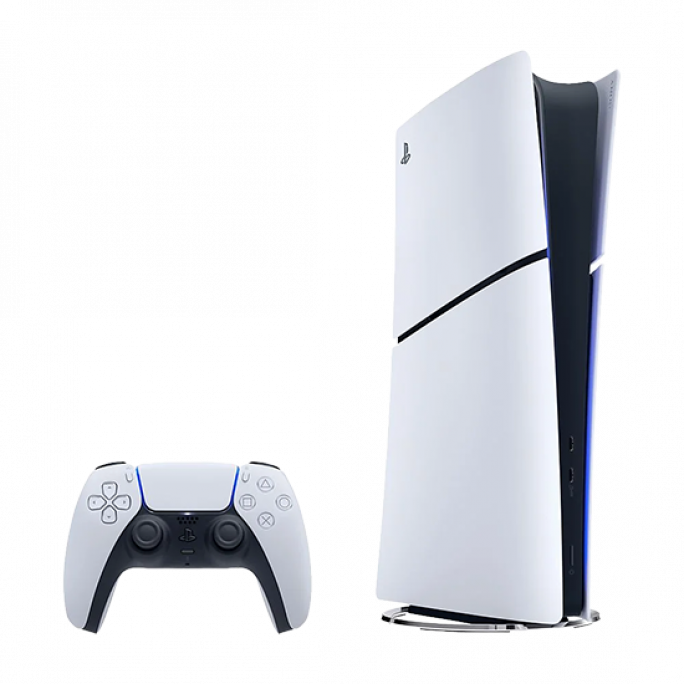 Sony PlayStation 5 Slim Digital Edition 825GB - White, Afbeelding 1