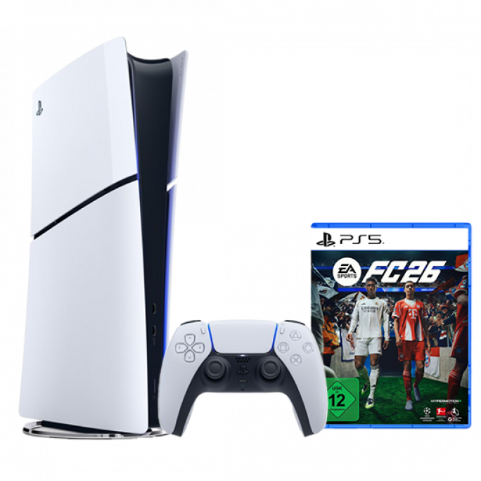 Sony PlayStation 5 Slim Digital Edition 825GB + EA Sports FC 26, Afbeelding 1