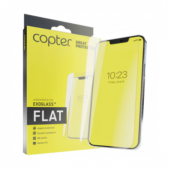 Copter Sweden Screen Protector Exoglass Flat for iPhone 15 / 15 Pro / 16, Image 1