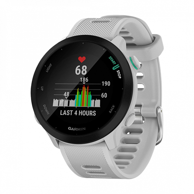 Watch Garmin Forerunner 55 GPS 42mm Sport Watch - White, Image 1