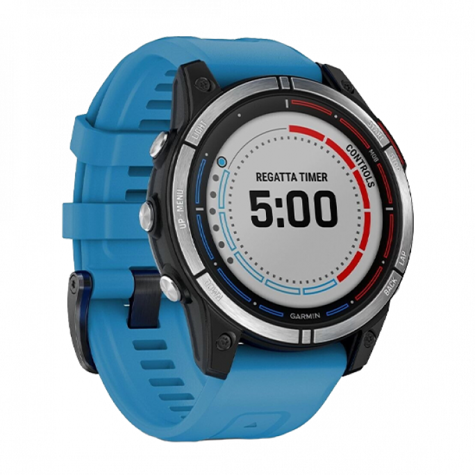 Watch Garmin Quatix 7 Standard Edition GPS 47mm Blue Band - Blue, Image 1