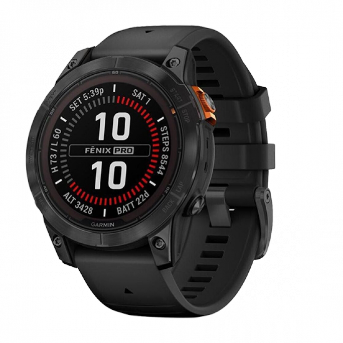 Watch Garmin Fenix 7 Pro Solar GPS 47mm Graphite Band - Slate Grey, Image 1