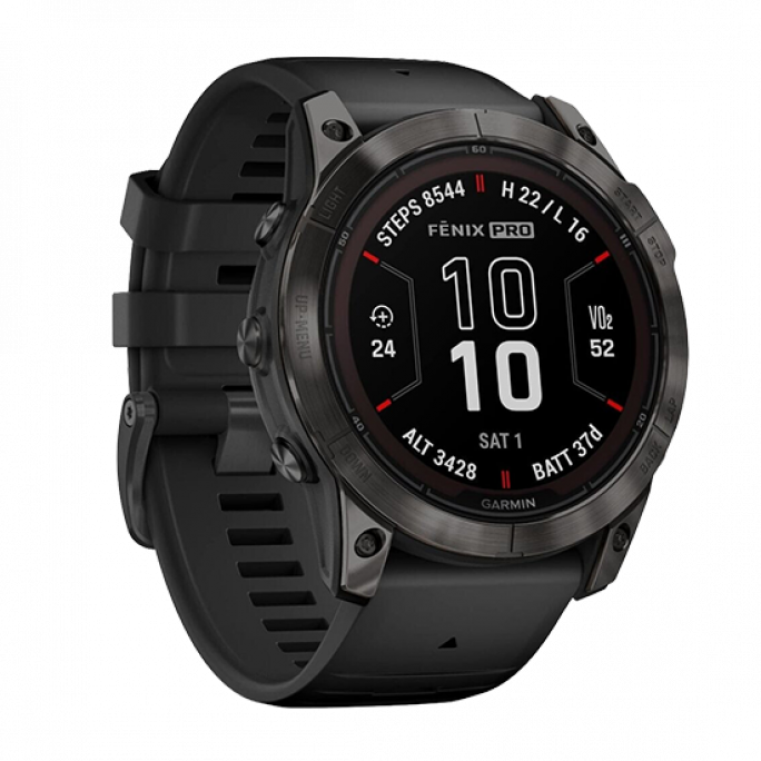 Watch Garmin Fenix 7X Pro Solar GPS 51mm Graphite Titan Band - Carbon Grey, Image 1