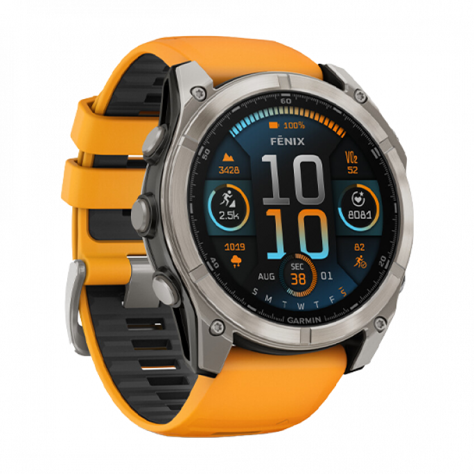 Watch Garmin Fenix 8 Amoled Sapphire GPS 51mm - Graphit/Titanium Titan, Image 1