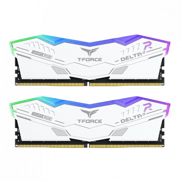 RAM TeamGroup T-Force Delta DIMM 32GB Dual-Kit DDR5-6000 CL30 - RGB White