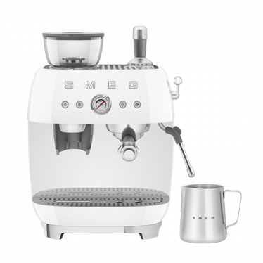 Smeg Portafilter Coffee Machine - White 