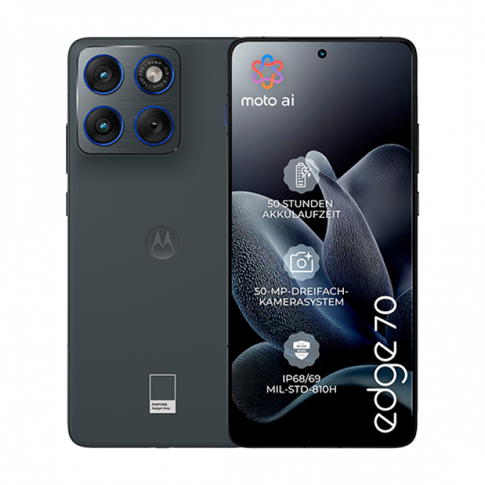 Motorola XT2601-2 Moto Edge 70 5G 12GB RAM 512GB - Gadget Grey, Image 1