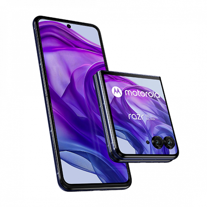 Motorola XT2451-3 Razr 50 Ultra 5G Dual Sim 12GB RAM 512GB - Midnight Blue, Afbeelding 1