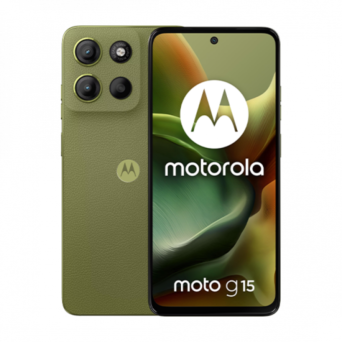 Motorola XT2521-3 Moto G15 4G Dual Sim 4GB RAM 128GB - Green, Image 1