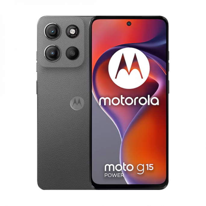 Motorola XT2521-5 Moto G15 Power 4G Dual Sim 8GB RAM 256GB - Gravity Grey, Afbeelding 1