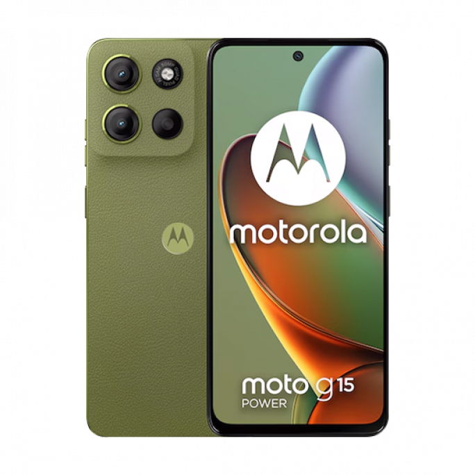 Motorola XT2521-5 Moto G15 Power 4G Dual Sim 8GB RAM 256GB - Iguana Green, Afbeelding 1