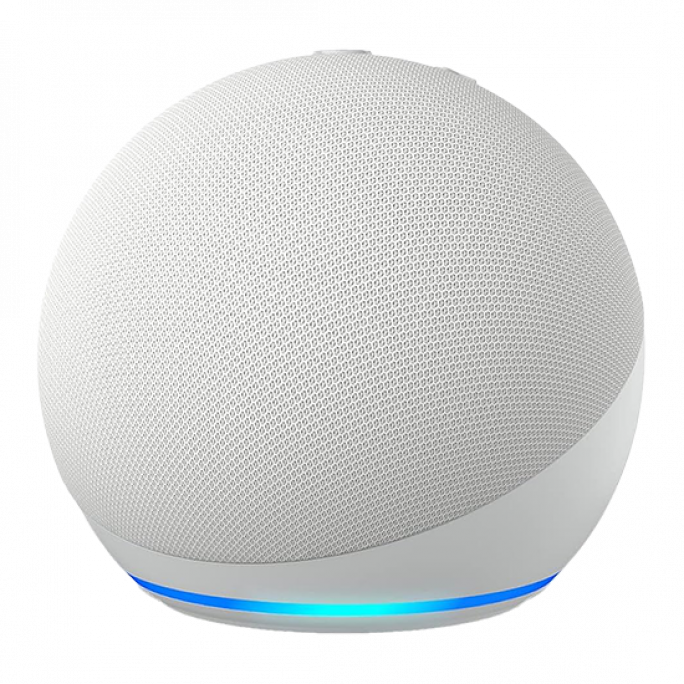 Amazon Echo Dot (5. Gen.) Smart Speaker with Alexa - White, Afbeelding 1